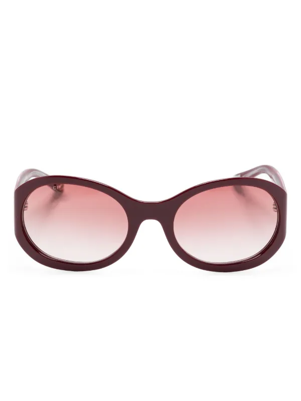 GUCCI GG2456/N/S サングラスピンクレンズ ワインレッド Gucci Eyewear GG2012S サングラス | レッド | FARFETCH JP