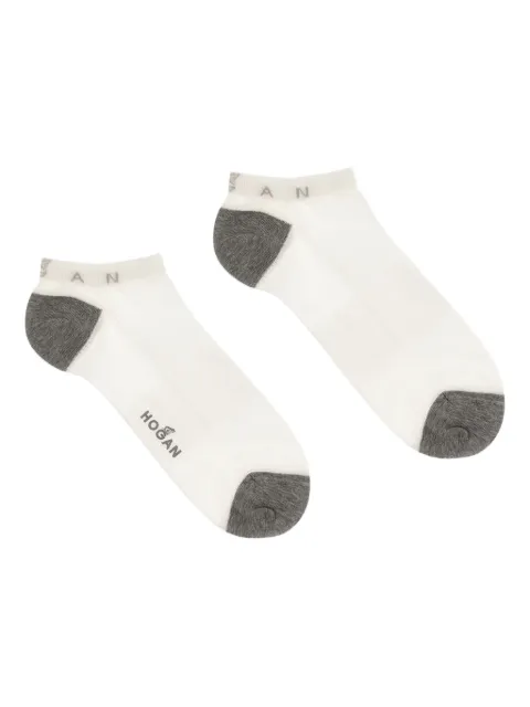 Hogan contrasting-panels ankle socks