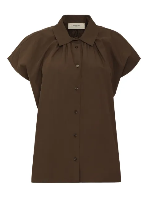 Weekend Max Mara puff-sleeve button-up shirt