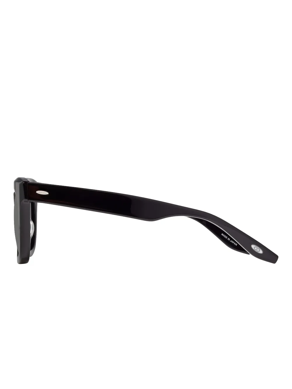 Barton Perreira Samo zonnebril met vierkant montuur Zwart