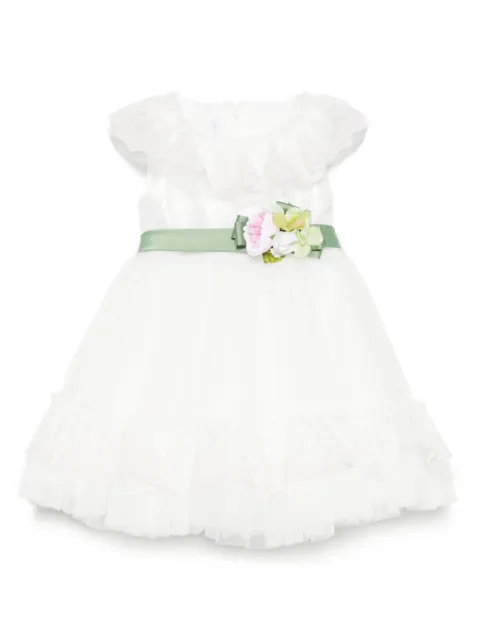 Colorichiari floral-appliqué dress