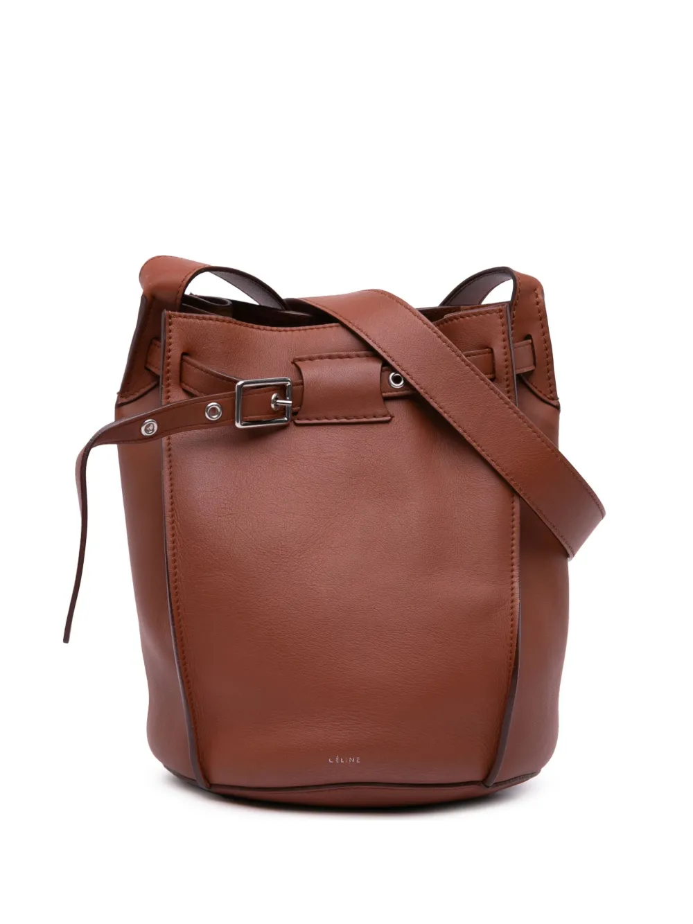Céline Pre-Owned 2018 レザー ビッグバッグ バケットバッグ - ブラウン Céline Pre-Owned 2018 レザー ビッグバッグ バケットバッグ - ブラウン