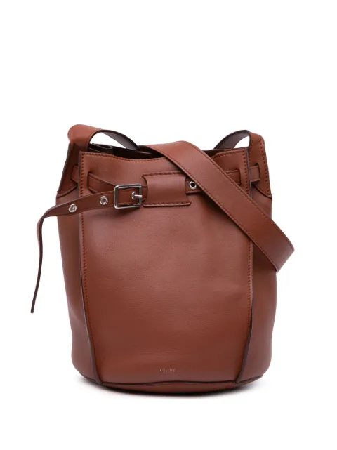 Céline Pre-Owned 2018 Leather Big Bag bucket bag