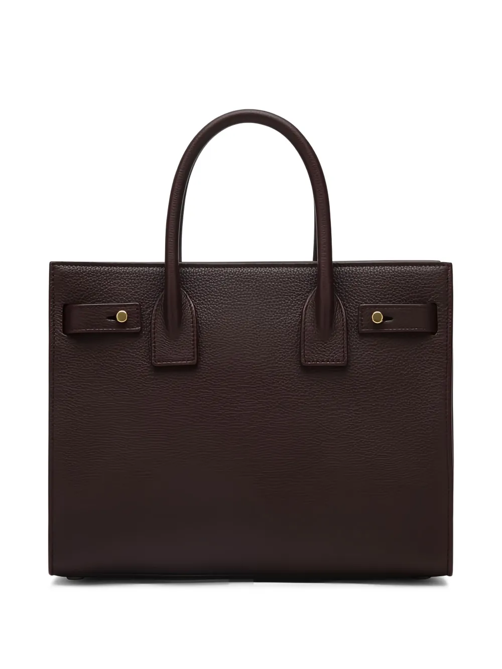 Saint Laurent Leren shopper Rood