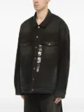 Balenciaga pocketed denim jacket - Black