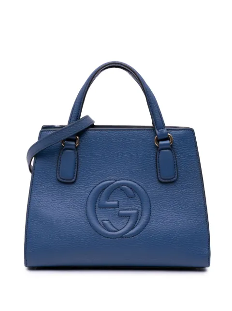 Gucci Pre-Owned 2016-2024 Medium Dollar Calf Soho Top Handle Convertible Tote satchel