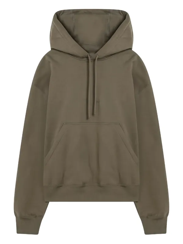 パーカー・フーディ SAINT LAURENT logo embroidered fleece hoodie 29893912_58986164_600.jpg