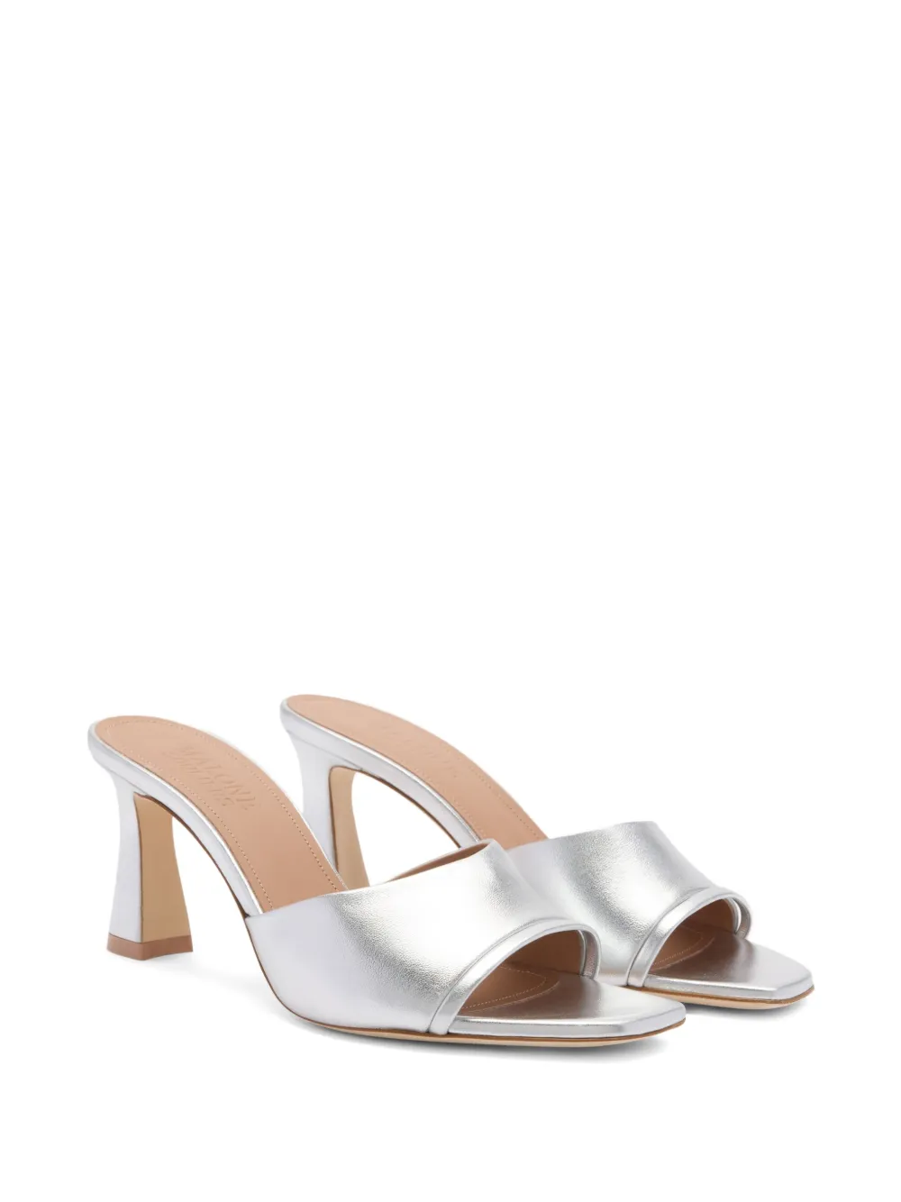 Malone Souliers 70mm Roxanne mules Silver