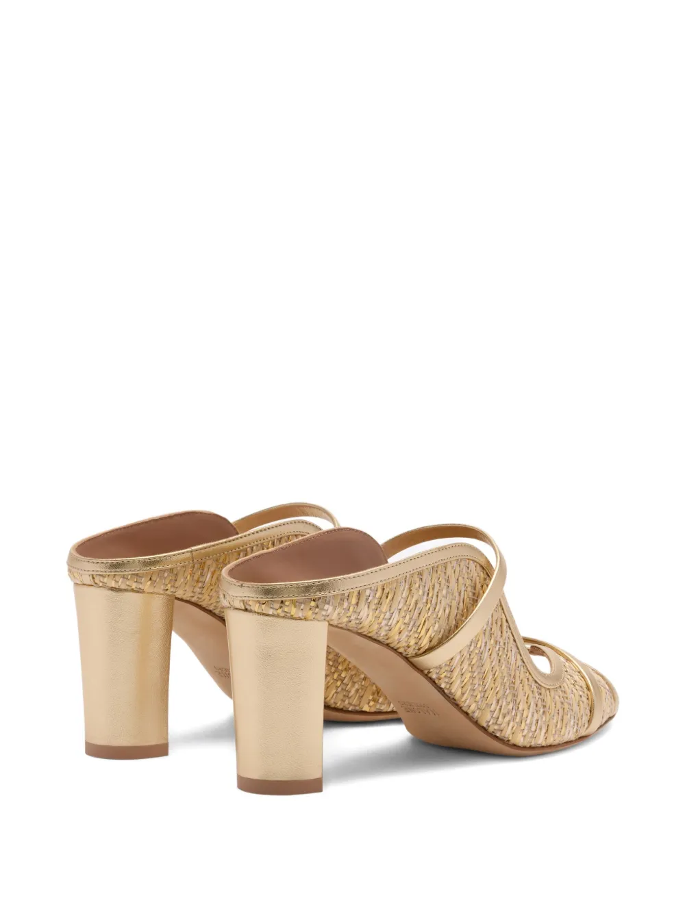 Malone Souliers 70mm Norah mules Gold