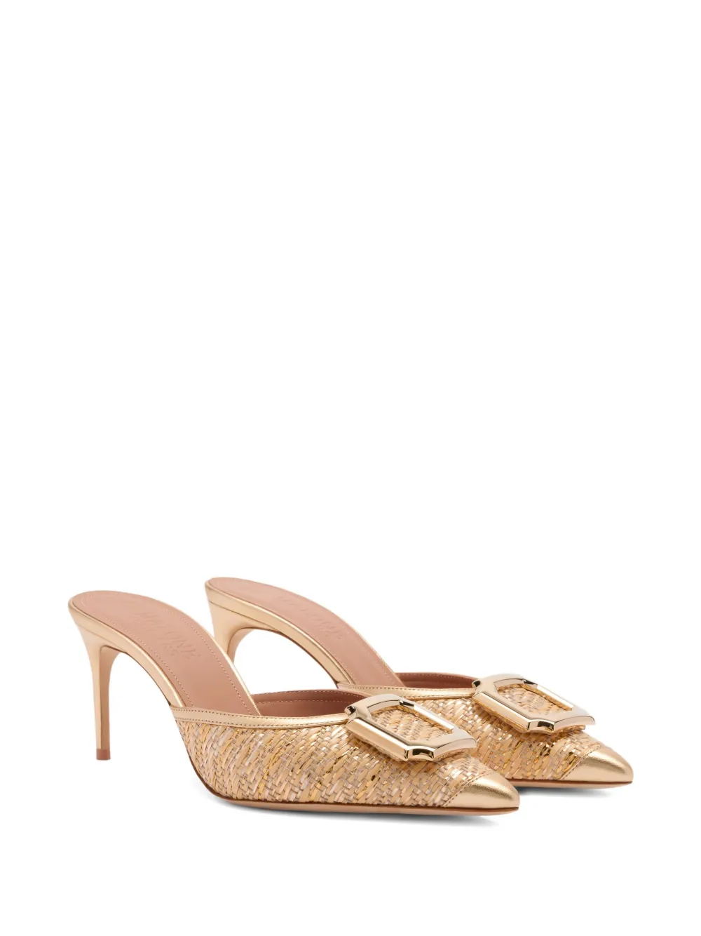 Malone Souliers Mona 70mm muiltjes - Goud