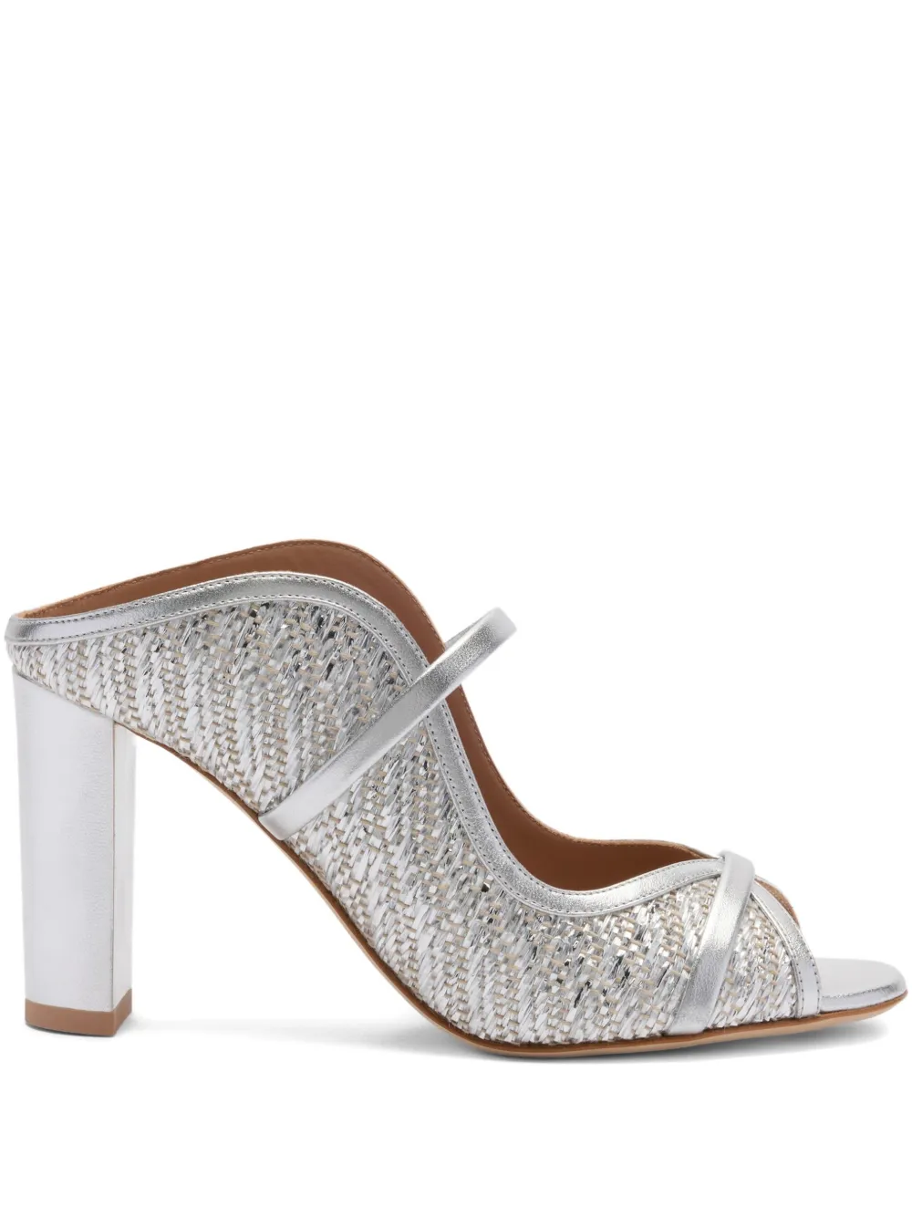 Malone Souliers 85 mm Norah sandalen Zilver