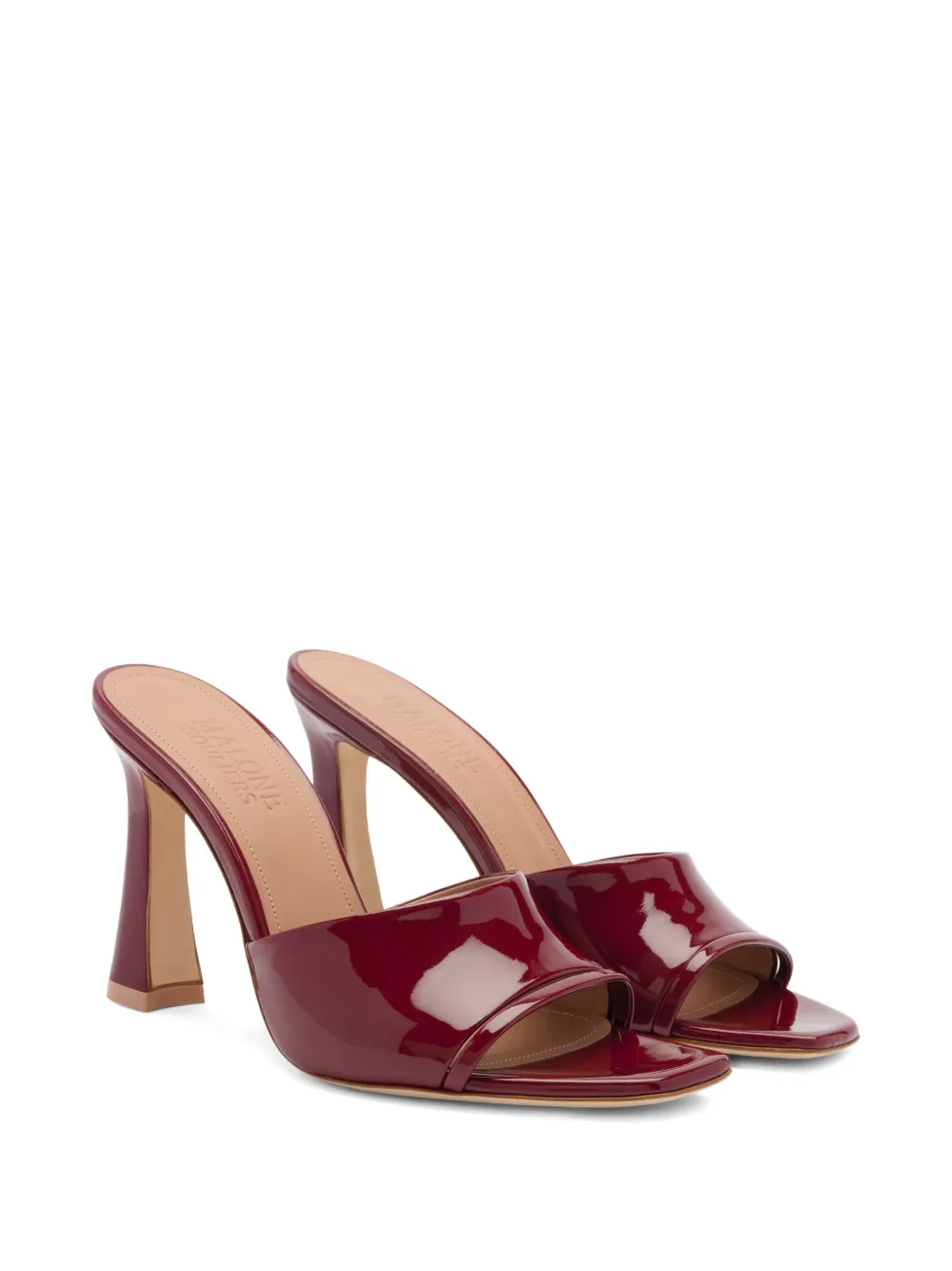 Malone Souliers 90 mm Roxanne muiltjes - Rood