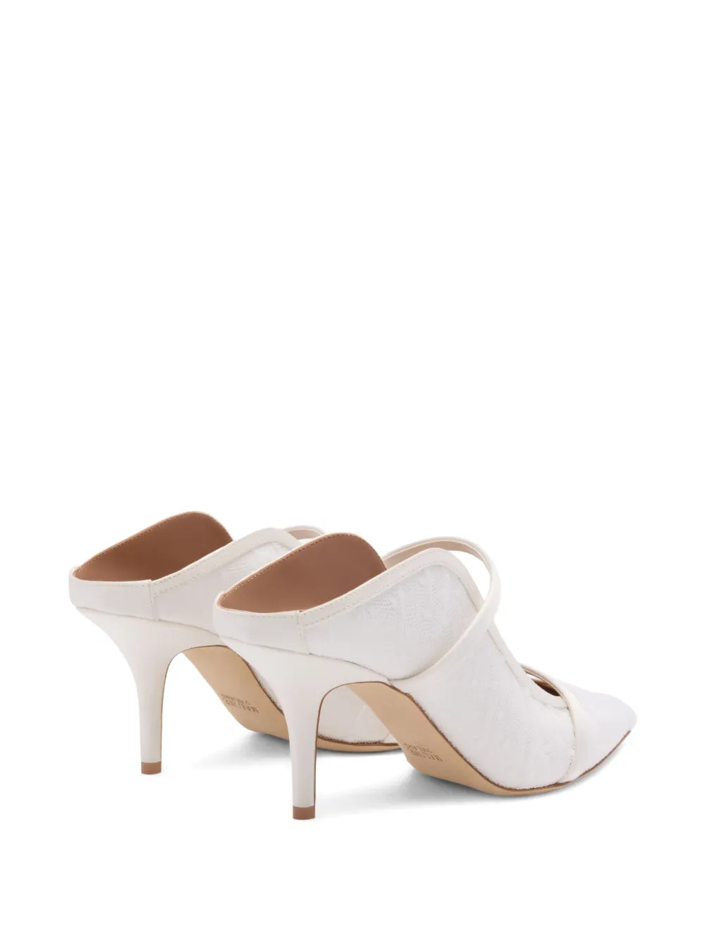 Malone Souliers 70mm Maureen mules White