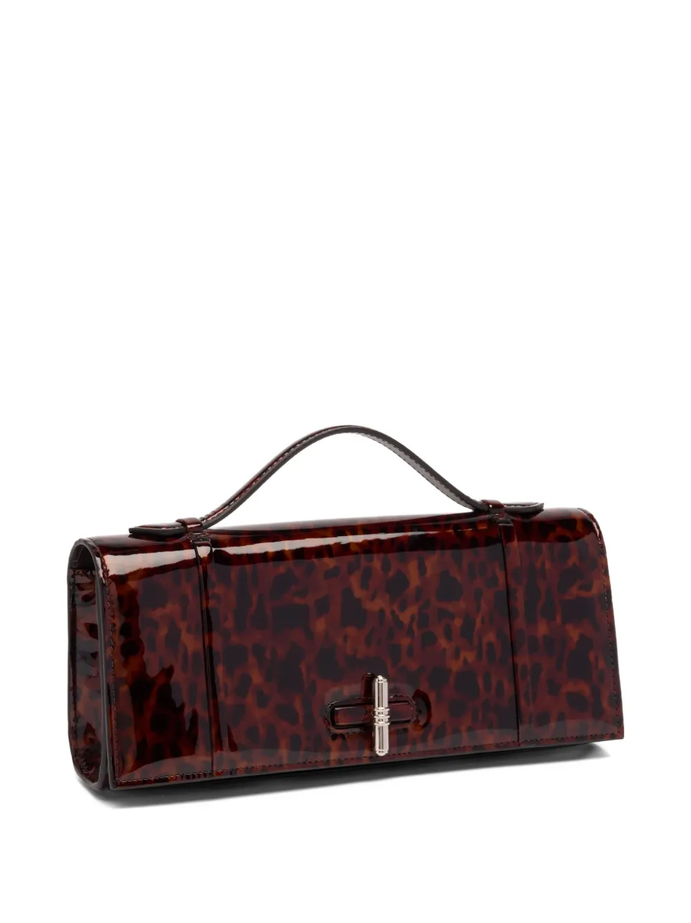 Malone Souliers Leren clutch Bruin