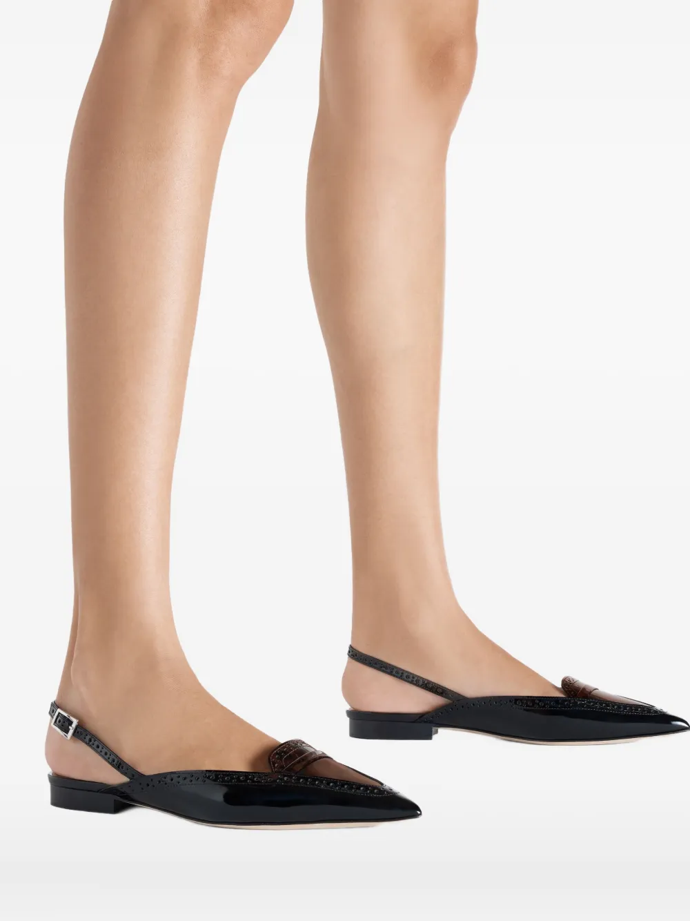 Malone Souliers Laurie ballerina shoes Black