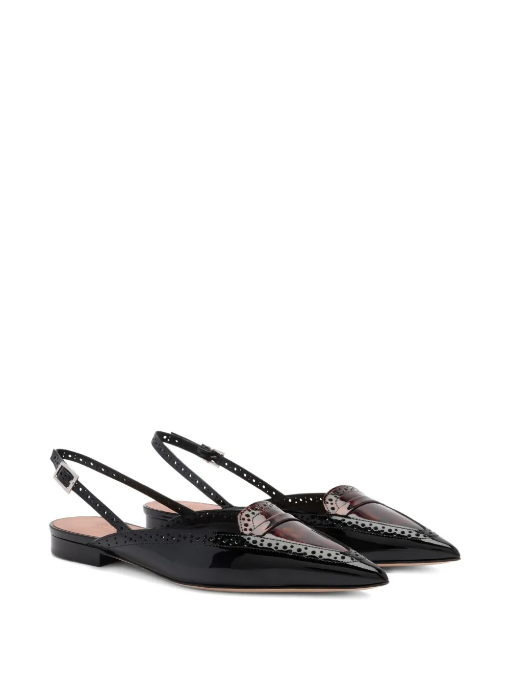 Malone Souliers Laurie ballerina shoes Black