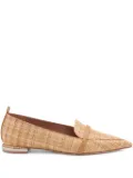 Malone Souliers Dora raffia loafers - Neutrals