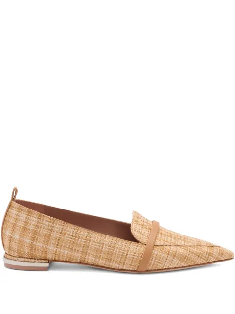 Malone Souliers Dora raffia loafers