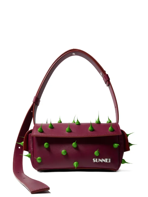 Sunnei Spiky Labauletto ショルダーバッグ S | レッド Sunnei Spiky Labauletto ショルダーバッグ S | レッド