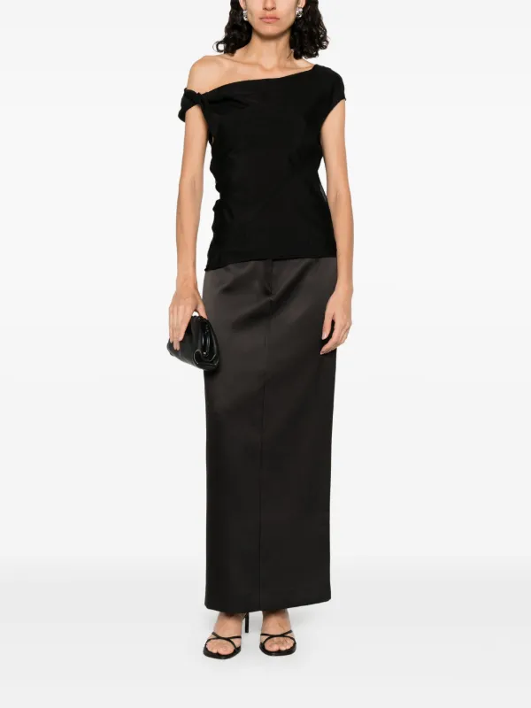 ENTIRE STUDIOS Twist Top | Black | FARFETCH