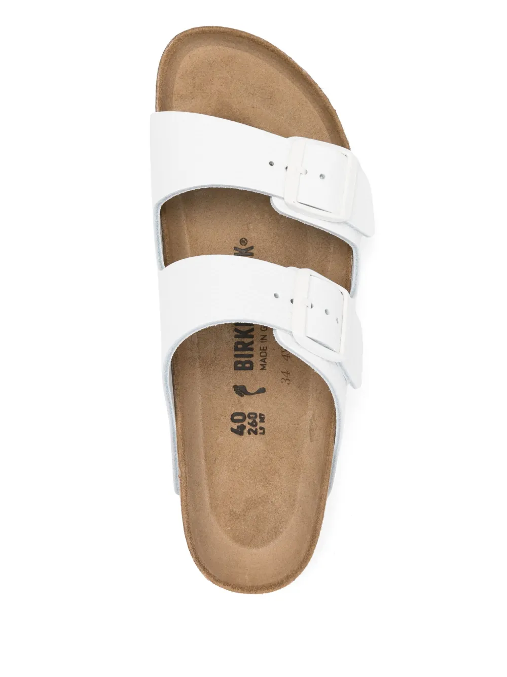 Birkenstock Arizona slides White