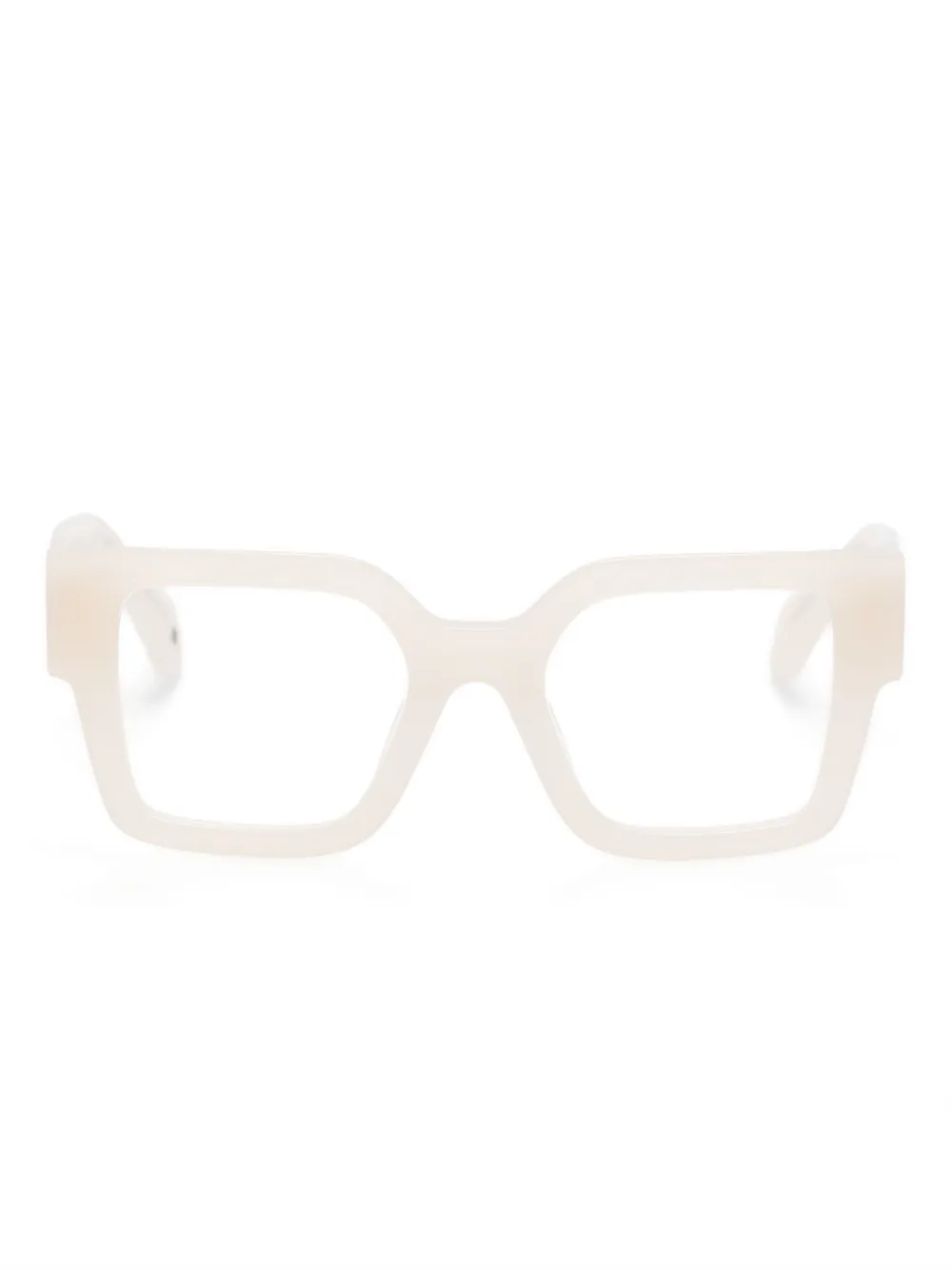 Off-White Eyewear oversize-frame glasses | Neutrals | Image 1