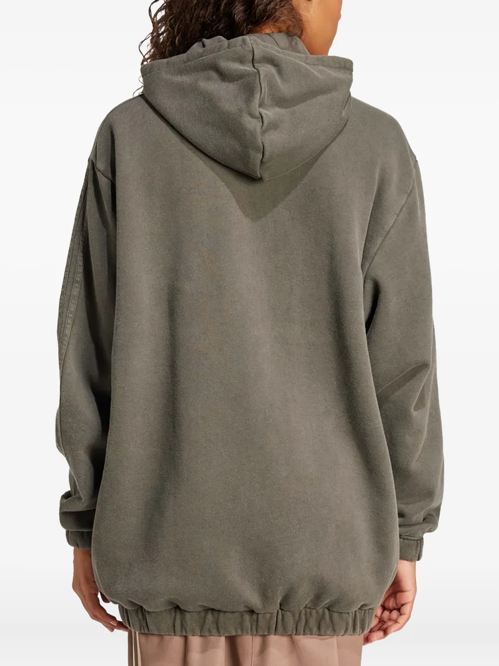 adidas Hoodie met trefoil-logo Zwart