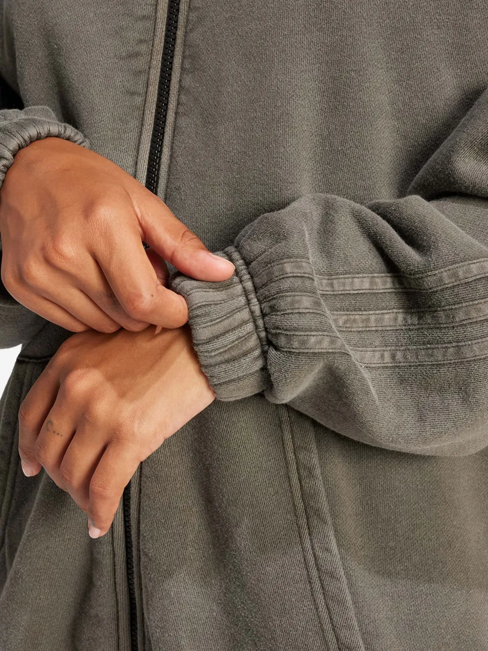 adidas Hoodie met trefoil-logo Zwart