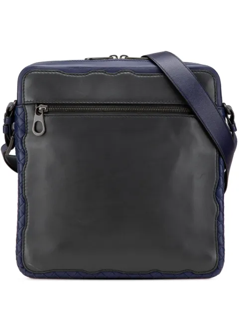 Bottega Veneta Pre-Owned 2012-2024 Intrecciato Trimmed Leather crossbody bag
