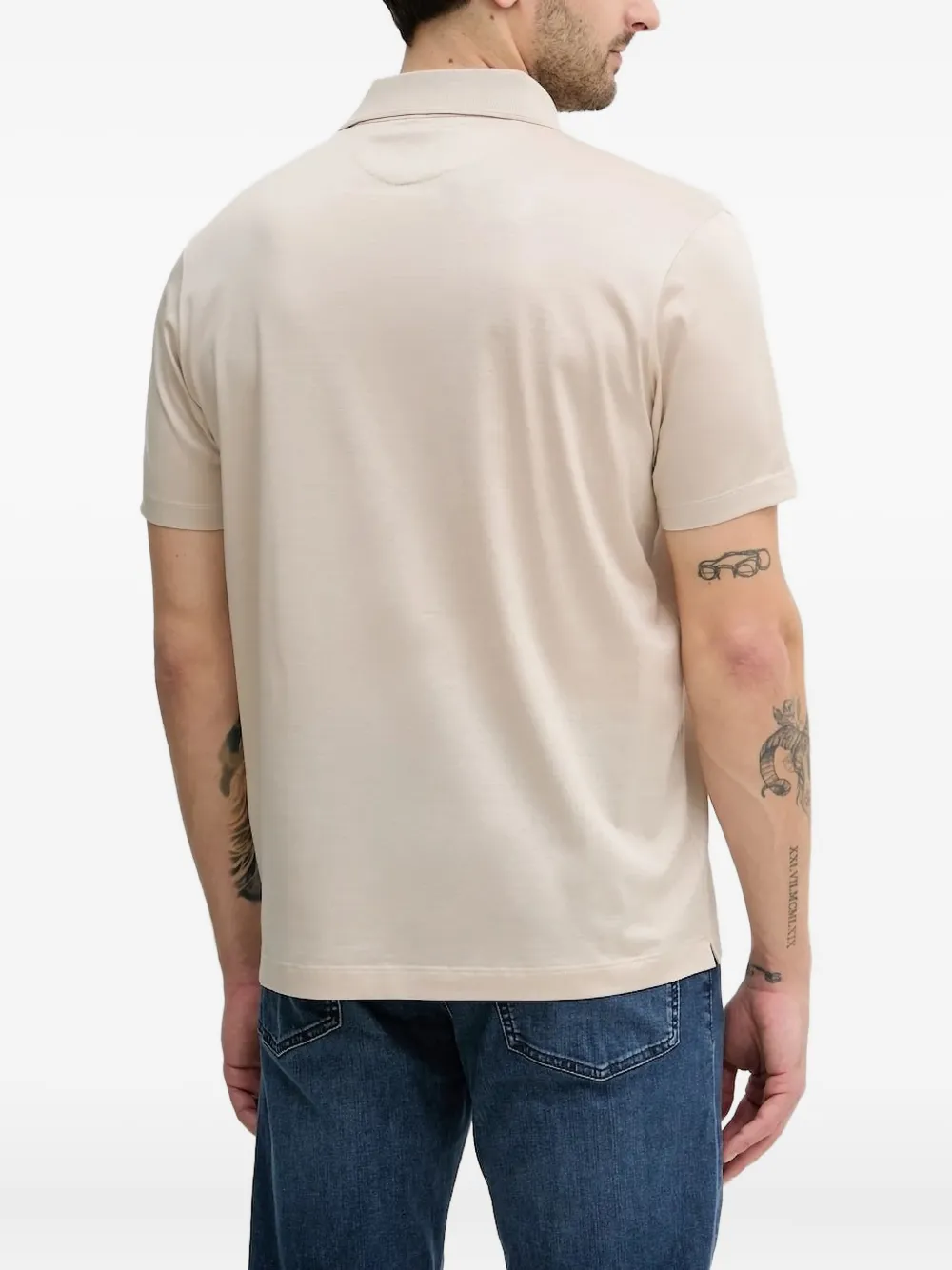 Paul & Shark Katoenen poloshirt Beige