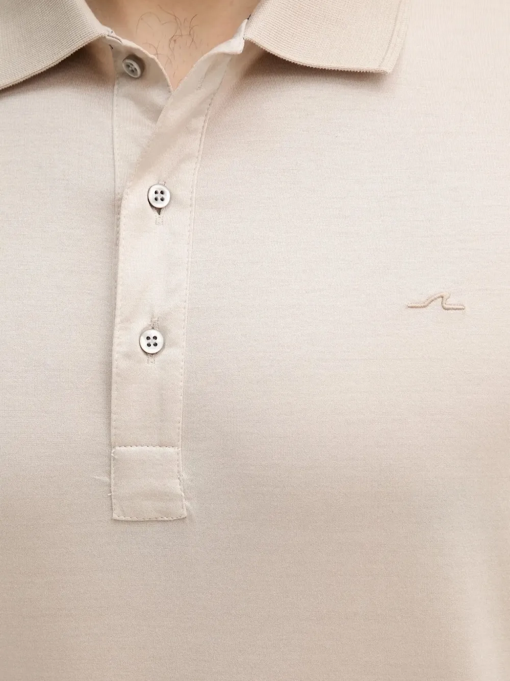 Paul & Shark Katoenen poloshirt Beige