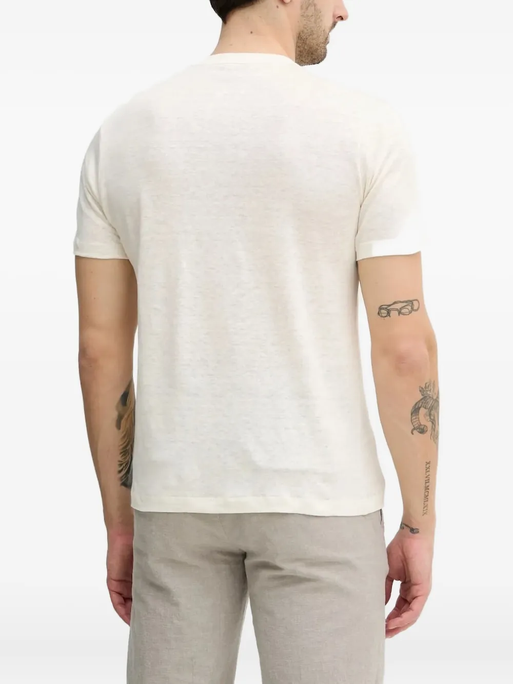 Paul & Shark T-shirt met ronde hals Beige
