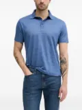 Paul & Shark button linen polo shirt - Blue
