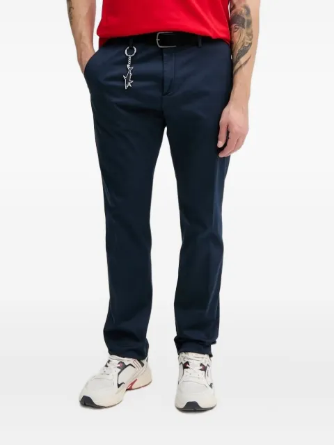 Paul & Shark shark-keychain straight-leg trousers