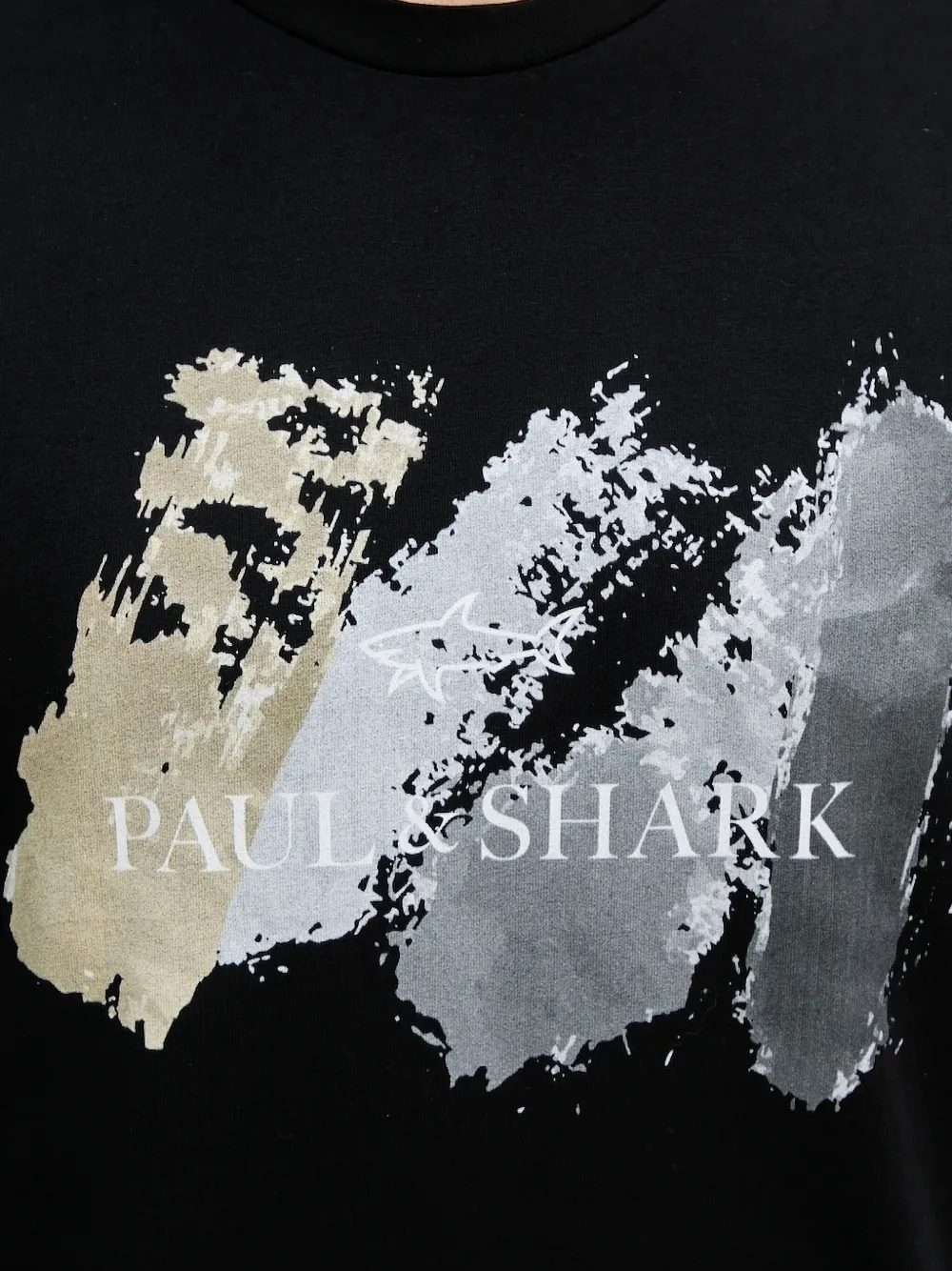 Paul & Shark T-shirt met logo Zwart