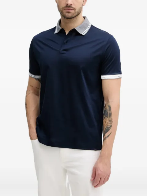 Paul & Shark contrast-collar polo shirt
