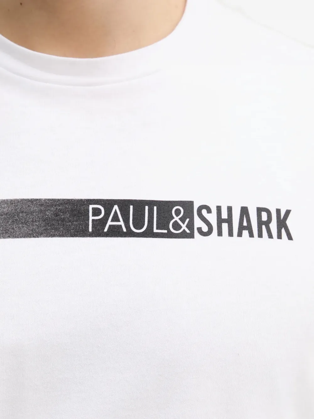 Paul & Shark Logo T-shirt In White