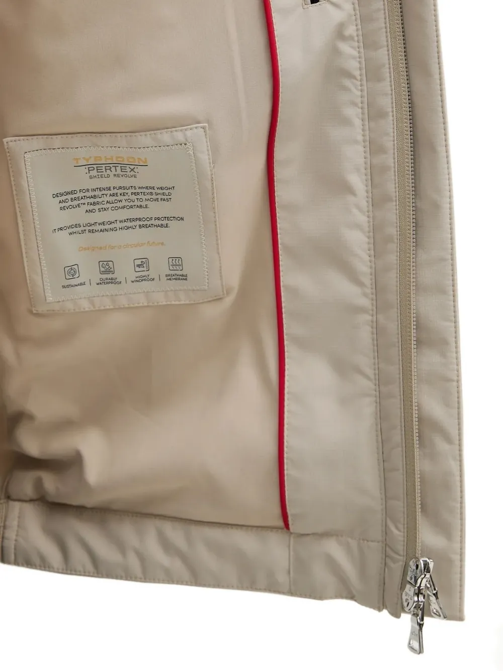 Paul & Shark high-neck zip-front jacket Wit