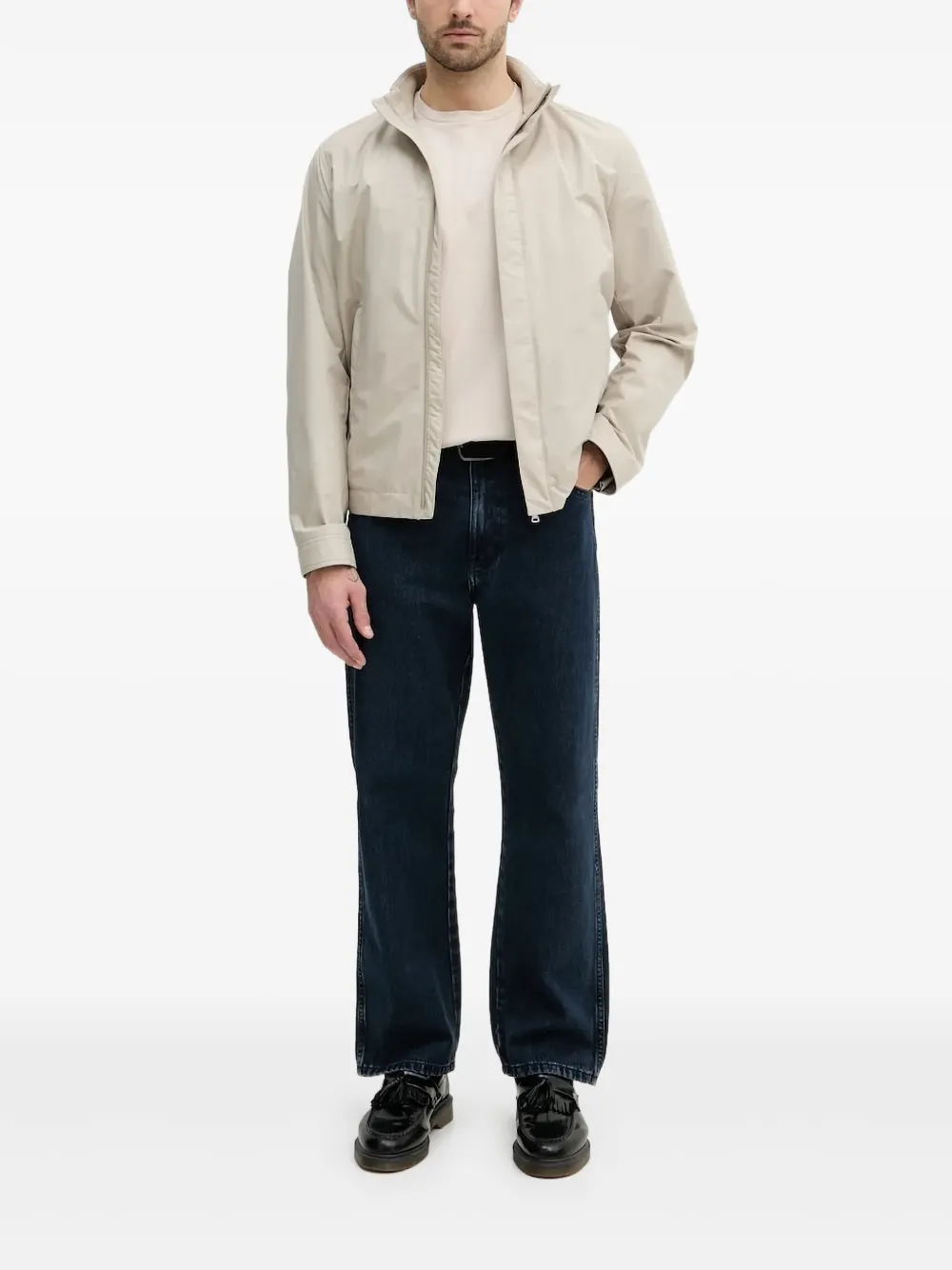 Paul & Shark high-neck zip-front jacket Wit