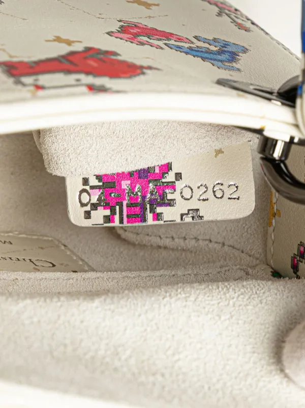 Christian Dior Pre-Owned 2022 Micro Calfskin Pixel Zodiac