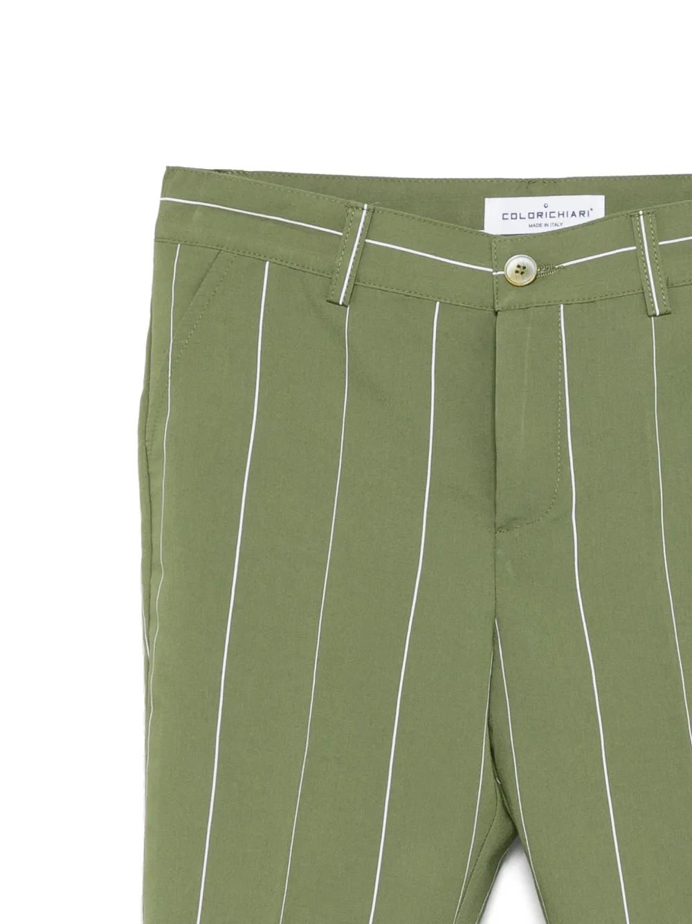 Colorichiari Gestreepte shorts set Groen