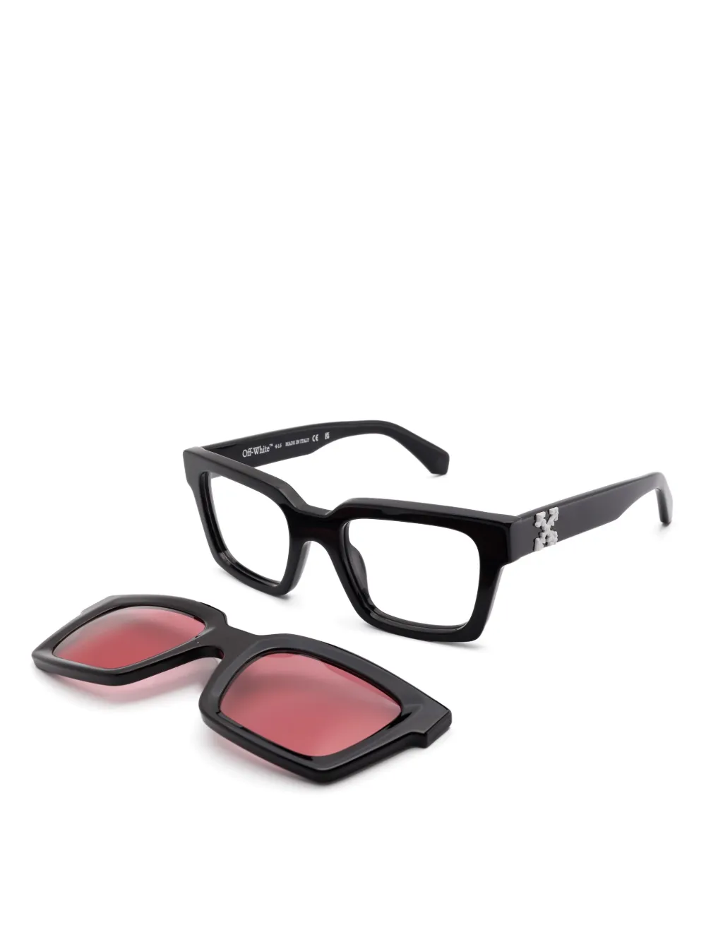 Off-White Eyewear square-frame clip-on glasses | Lentes de sol | Image 2