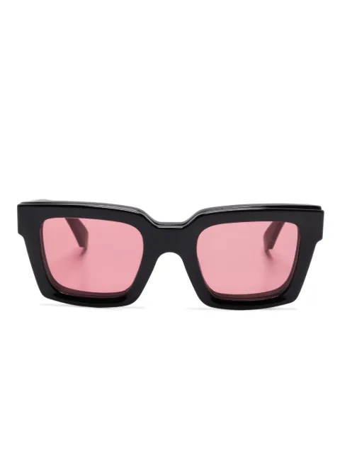 Off-White Eyewear square-frame clip-on glasses