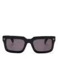 Off-White Eyewear square-frame clip-on glasses - Black
