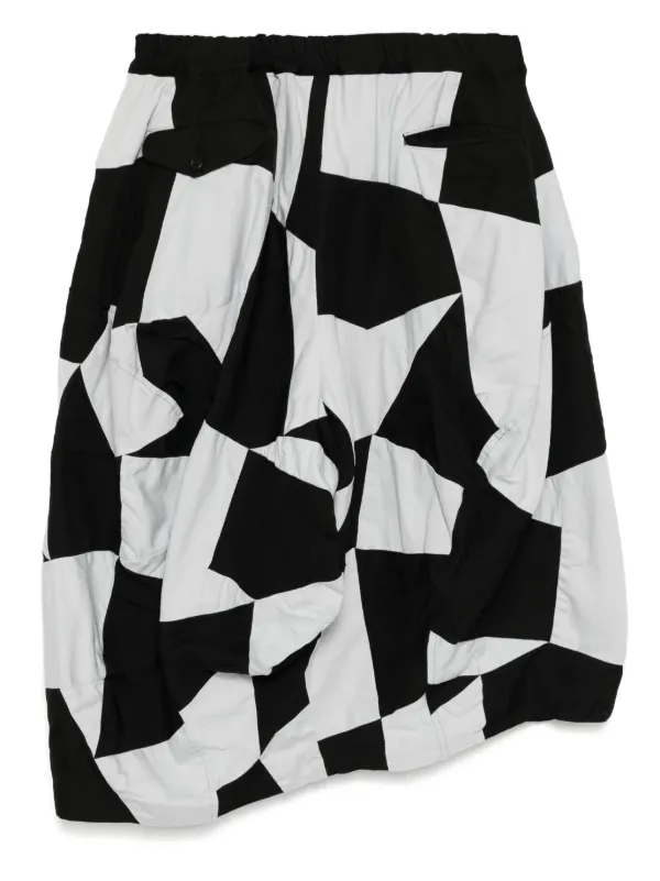 BLACKCOMMEdesGARCONS 　パッチワーク風デザインパンツ Black Comme Des Garçons パッチワーク パンツ | ブラック