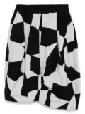 Black Comme Des Garçons patchwork trousers
