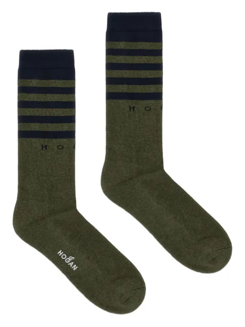 Hogan striped socks