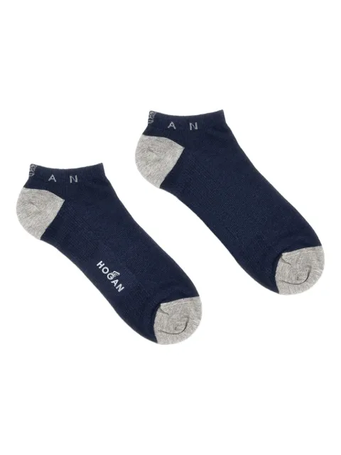 Hogan intarsia-logo ankle socks