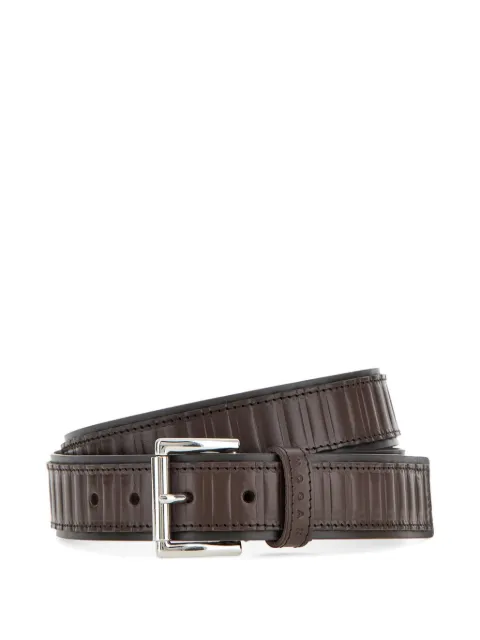 Hogan embossed leather belt