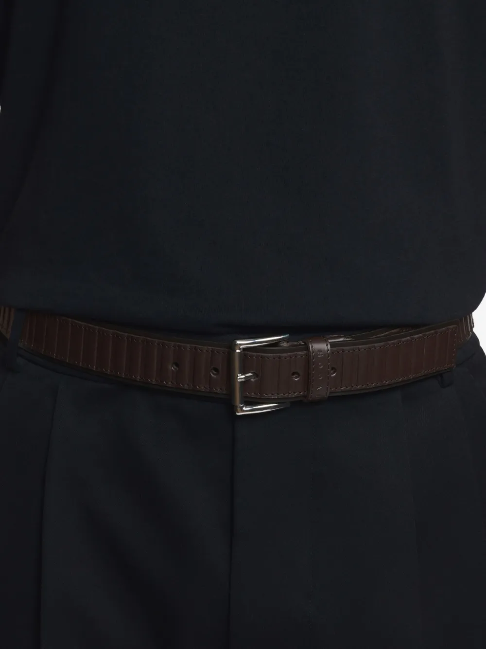 Hogan Leren riem Bruin